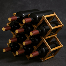 Portabottiglie per vino in legno